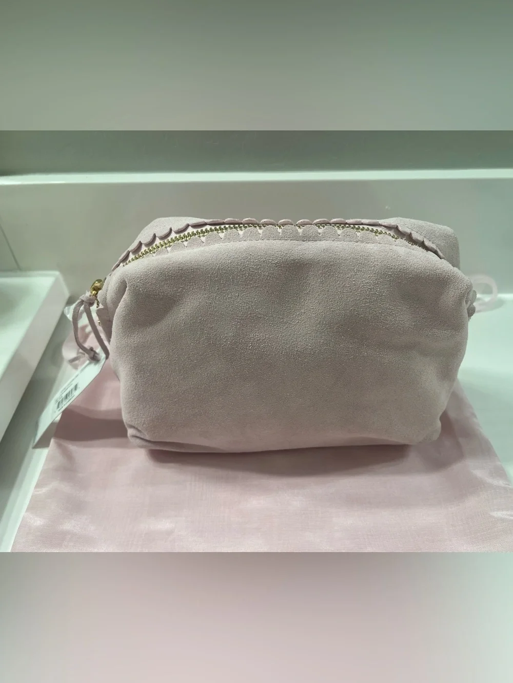 Stoney Clover Henrietta petal suede pouch